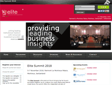 Tablet Screenshot of elitesummit.com